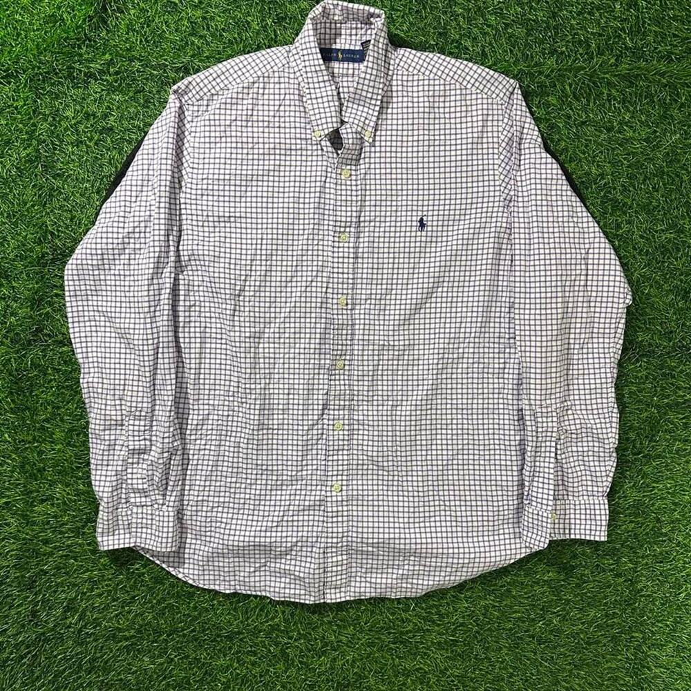 Polo Ralph Lauren 100% Cotton Button Down Shirt - XL; 23x30 (Width/Length)
